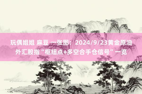 玩偶姐姐 麻豆 一张图：2024/9/23黄金原油外汇股指“枢纽点+多空合手仓信号”一览