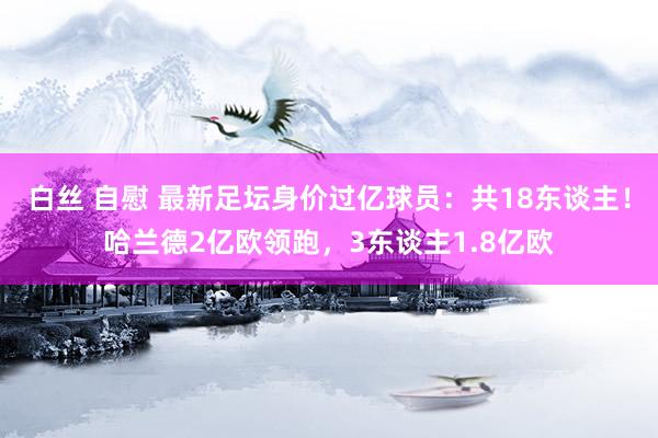 白丝 自慰 最新足坛身价过亿球员：共18东谈主！哈兰德2亿欧领跑，3东谈主1.8亿欧