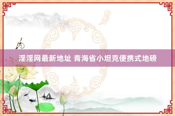 淫淫网最新地址 青海省小坦克便携式地磅