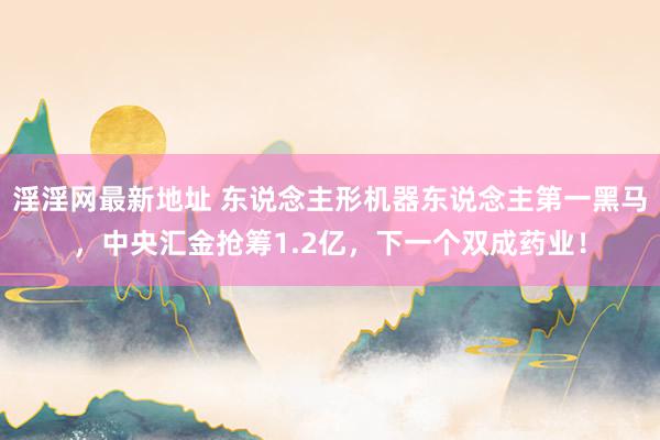 淫淫网最新地址 东说念主形机器东说念主第一黑马，中央汇金抢筹1.2亿，下一个双成药业！