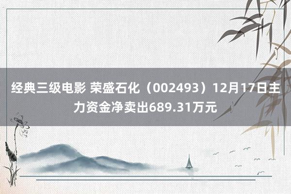 经典三级电影 荣盛石化（002493）12月17日主力资金净卖出689.31万元